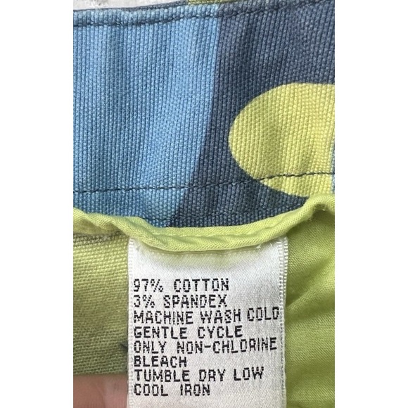 Talbots Overlapping Oval Circles 4-Pkt Light Stretch Canvas-Like Pants Wm's 14 - Picture 4 of 9